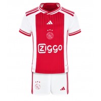 Dětský fotbalový dres Ajax 2023-24 Domácí Krátký Rukáv (+ trenýrky)